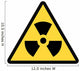 Radioactive sign Wall Decal