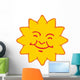 sun smile Wall Decal
