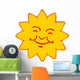 sun smile Wall Decal