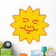 sun smile Wall Decal