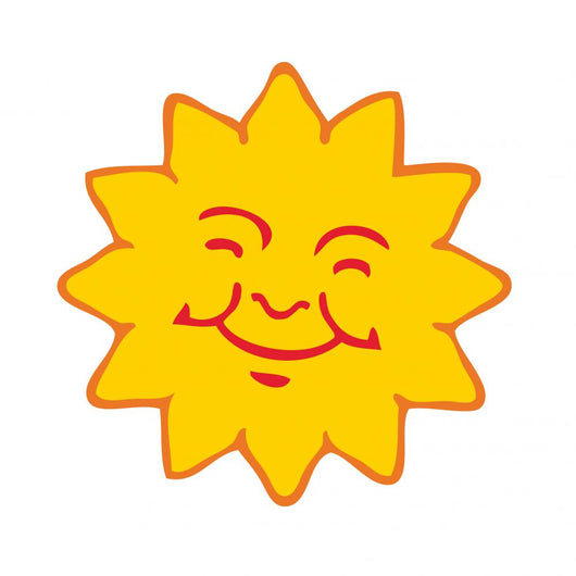 sun smile Wall Decal