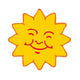 sun smile Wall Decal