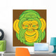 Monkey Face Made up Wall Mural