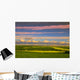 Red Sky Countryside Wall Mural