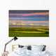 Red Sky Countryside Wall Mural