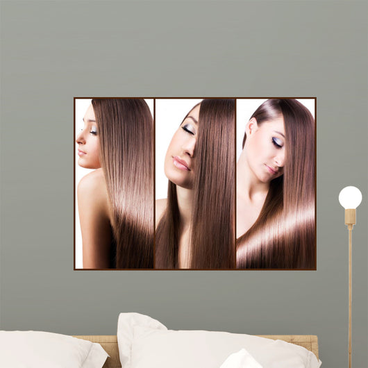 Woman with Healthy Long