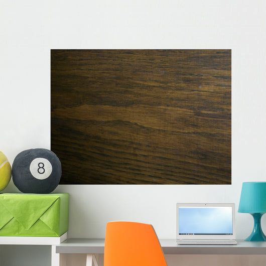 Dark Oak Woodgrain Wall Mural