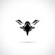 Eagle face Wall Decal