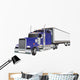 Blue Truck Hauling Refrigerated