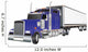 Blue Truck Hauling Refrigerated
