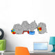 Circus Elephants Wall Decal