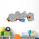 Circus Elephants Wall Decal
