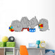 Circus Elephants Wall Decal
