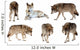 Wolf Pack Wolves Wall Decal