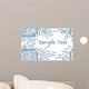 Pcb-layout Style with Text Wall Mural