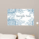 Pcb-layout Style with Text Wall Mural