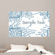 Pcb-layout Style with Text Wall Mural