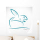 Vector Image Turtle Coming Wall Mural