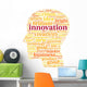 Innovation and technology concept  in tag cloud Wall Decal