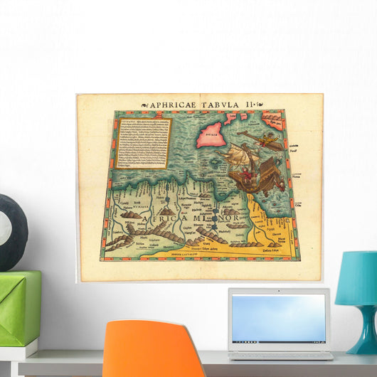Egypt Vintage Map Wall Mural