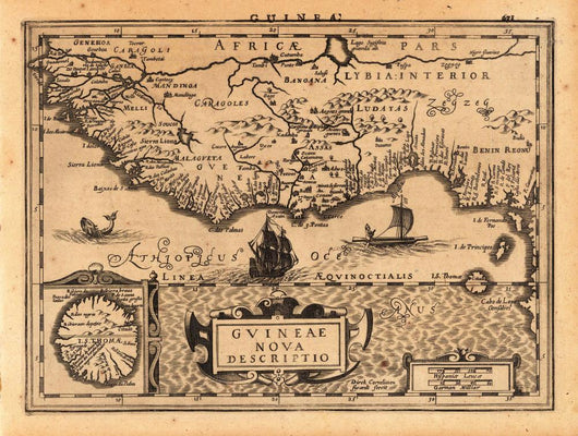 Africa Vintage Map Wall Mural