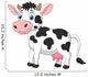 Cute Cow Wall Decal