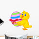 Cute Chicken Cartoon with Easter Egg Wall Mural
