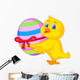Cute Chicken Cartoon with Easter Egg Wall Mural
