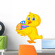 Cute Chick with Colorful Wall Decal