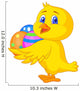 Cute Chick with Colorful Wall Decal