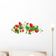 Vector isolated strawberries Wall Decal