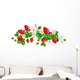 Vector isolated strawberries Wall Decal