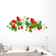 Vector isolated strawberries Wall Decal