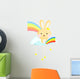 Sky Rainbow Rabbit Wall Decal