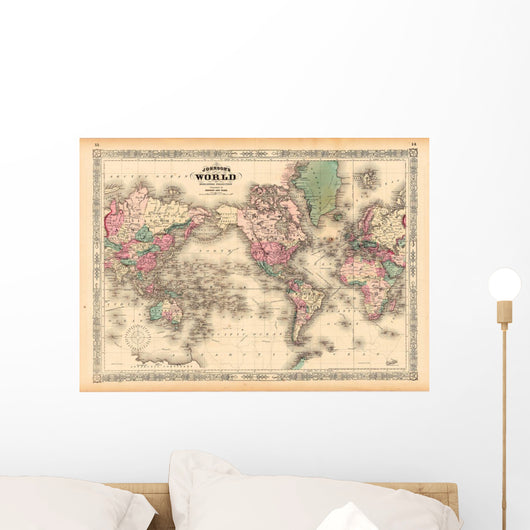 World Vintage Wall Mural