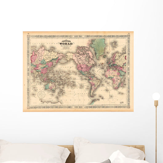 World Vintage Wall Mural