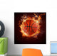 Hot Basketball Fires Flame