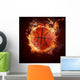 Hot Basketball Fires Flame