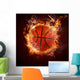 Hot Basketball Fires Flame