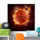 Hot Basketball Fires Flame