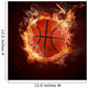 Hot Basketball Fires Flame