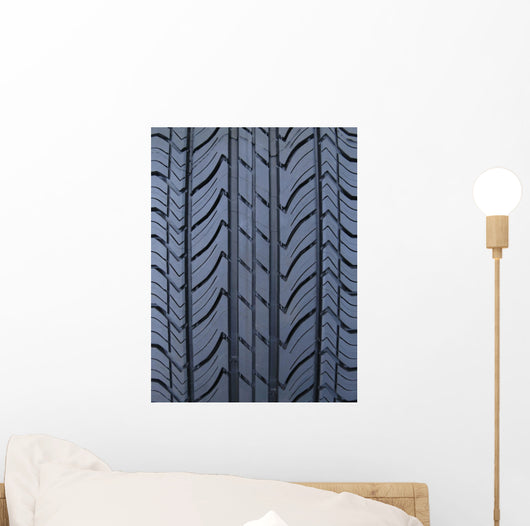 Luxury car tire tread Wall Mural