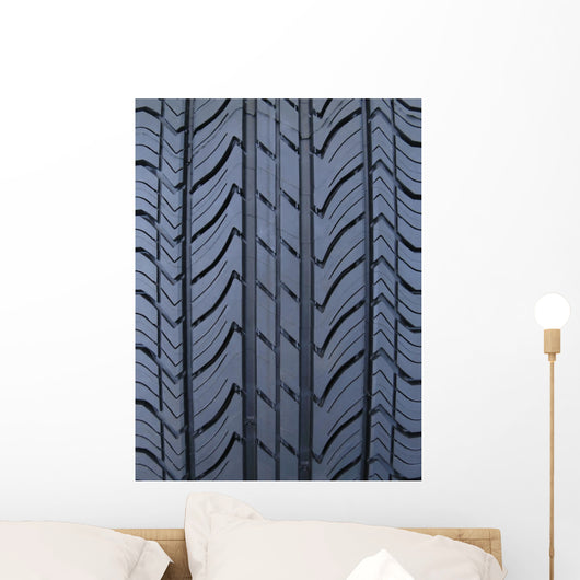 Luxury car tire tread Wall Mural