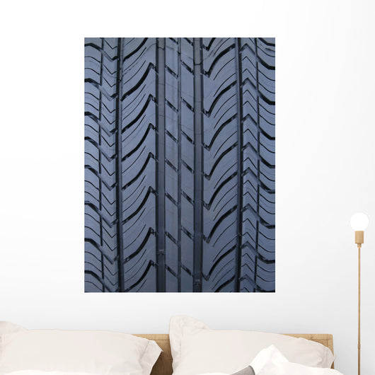 Luxury car tire tread Wall Mural