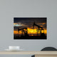 Oil pump. Oil industry equipment Wall Mural