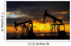 Oil pump. Oil industry equipment Wall Mural