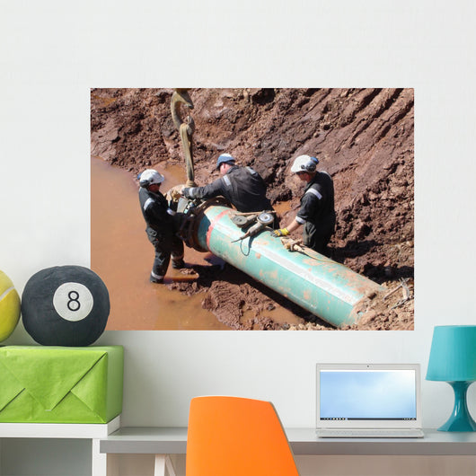 pipeline construction Wall Mural