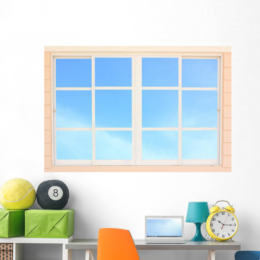Modern Residential Window Wall Mural