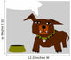 Dog with Empty Food Wall Decal
