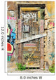 Weathered Barricaded Door and